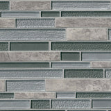 MSI Smoky Alps Interlocking 8mm Mosaic Tile