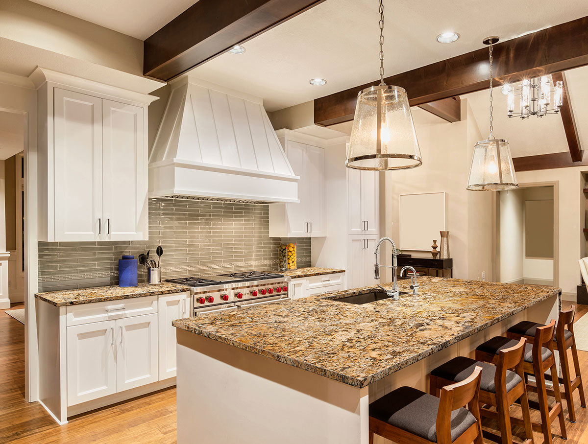 MSI Solarius — surface detail in natural tonality quarried slab for kitchen and counter install