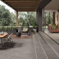 MSI Soreno Grigio Porcelain Paver — surface detail in natural tonality