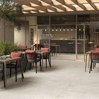 MSI Soreno Ivory Porcelain Paver — surface detail in ivory tonality