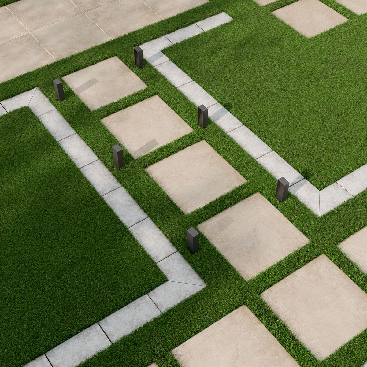 MSI Soreno Taupe Porcelain Paver — surface detail in taupe tonality