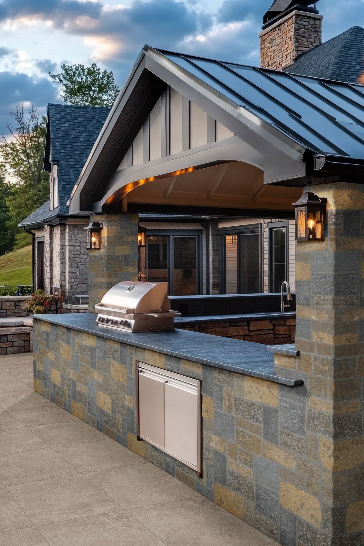 MSI Soreno Taupe Porcelain Paver — surface detail in taupe tonality