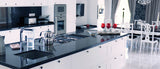 MSI Sparkling Black - Quartz Island Countertop