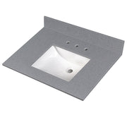 Sparkling Gray Vanity Top with Sink