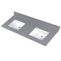 MSI Sparkling Gray Vanity Tops — surface detail in gray tonality