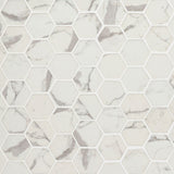 MSI Statuario Celano Hexagon Mosaic Tile