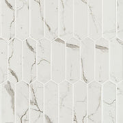 Statuario Celano Picket Glass Tile