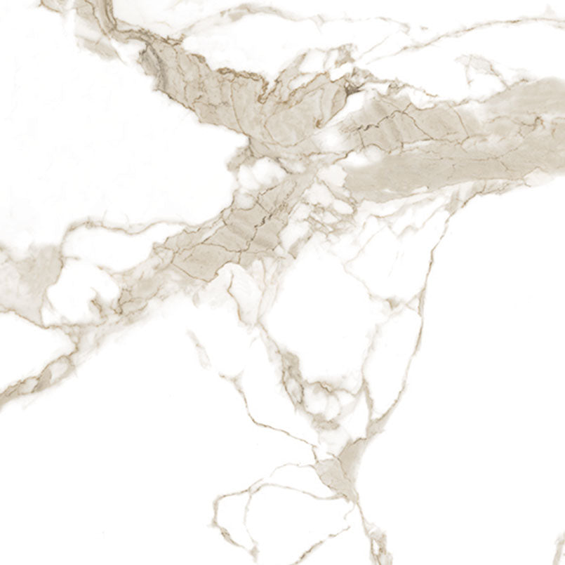 Pre Fab Statuario Gold Porcelain Slab - Polished(108 x 42)