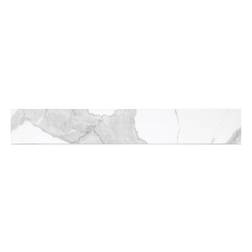 MSI Eden Statuary 4X24 Bullnose — Tile Trim finishing trim piece color-matched to parent series