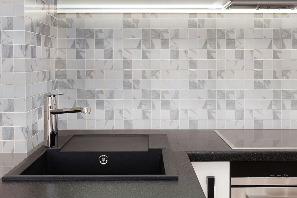 MSI Eden Statuary — surface detail in natural tonality through-bodied porcelain for full-room install