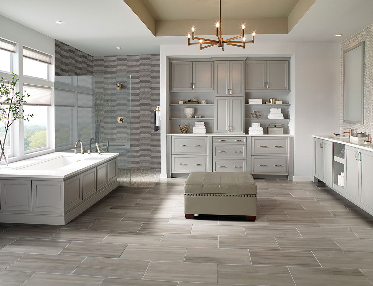 MSI Renzo Storm Ceramic Picket Tile 2.5x13 — surface detail in natural tonality