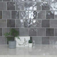 MSI Renzo Storm Ceramic Tile 5x5 — surface detail in natural tonality