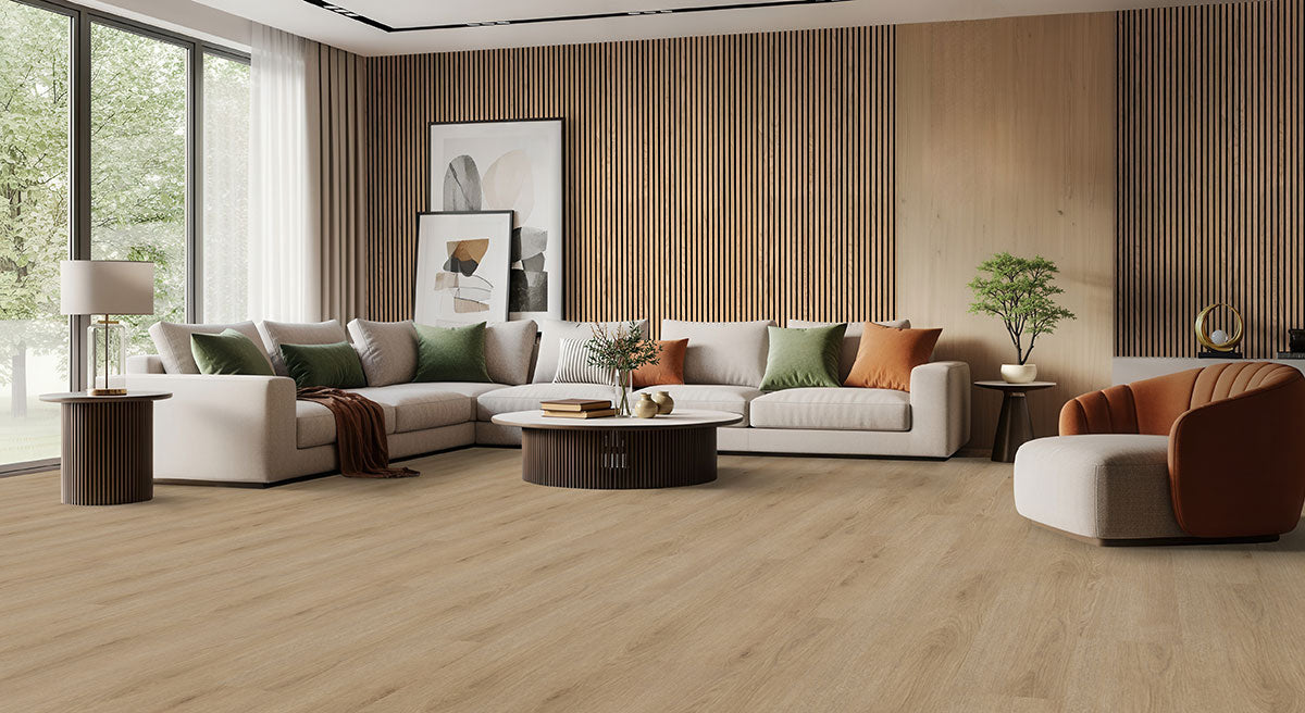 MSI Studio Bozeman Luxury Vinyl Plank Flooring — surface detail in natural tonality