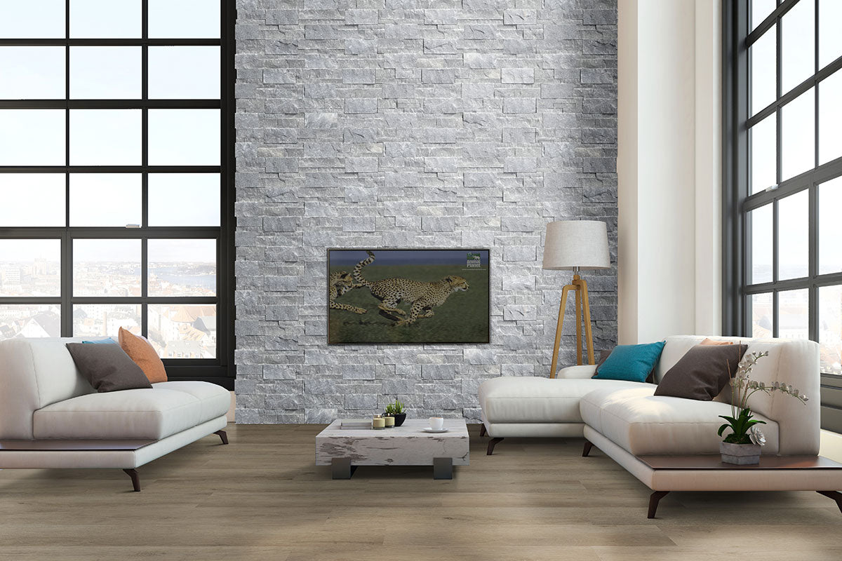 MSI Studio Lark Luxury Vinyl Plank Flooring — surface detail in natural tonality