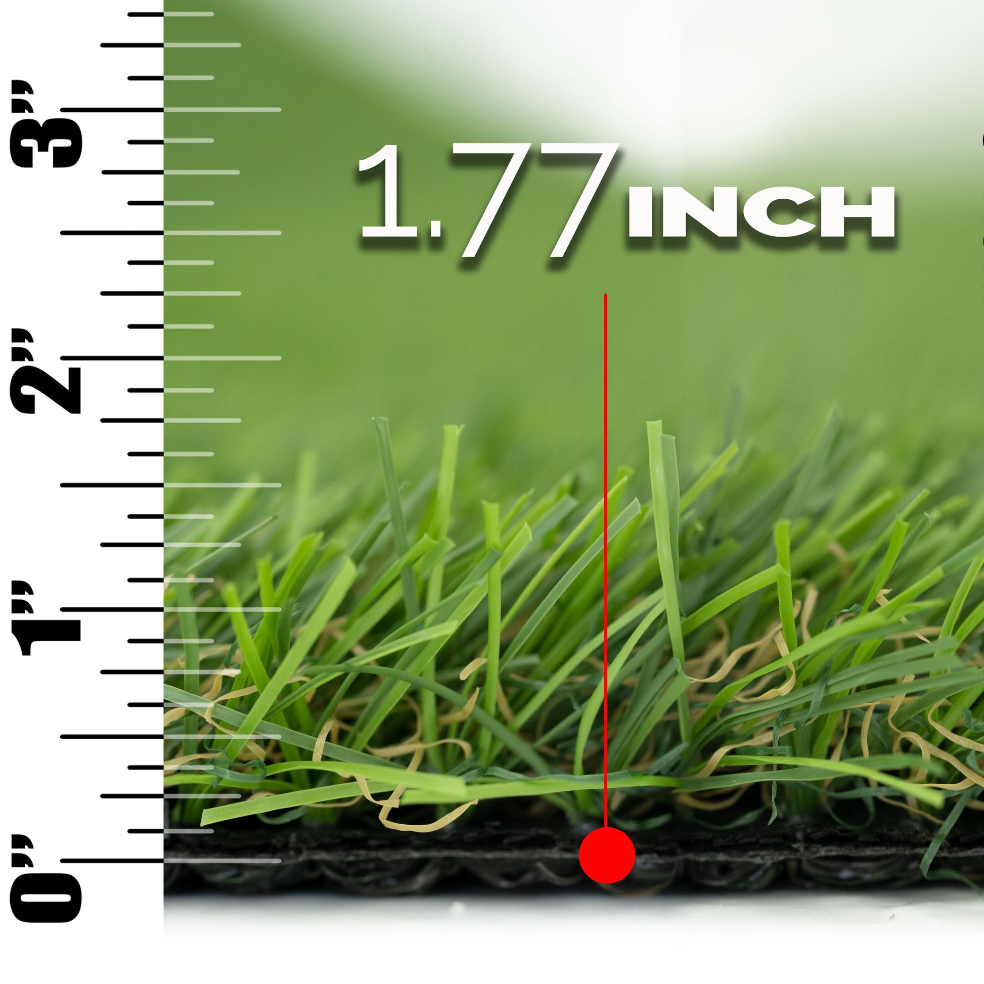 MSI Summer Gold 96 Turf — surface detail in gold tonality multi-tone blade drainable backing