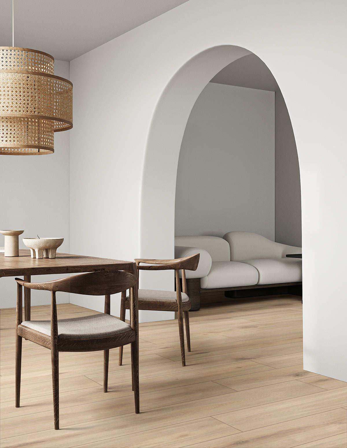 MSI Smithcliffs Sunnyvale Rigid Core Flooring — surface detail in natural tonality