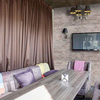 MSI Brickstone Taupe 2x10 Brick Tile — surface detail in taupe tonality