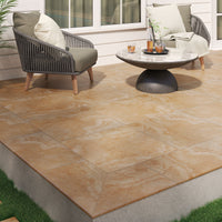 MSI Tierra Beige Porcelain Paver — surface detail in beige tonality
