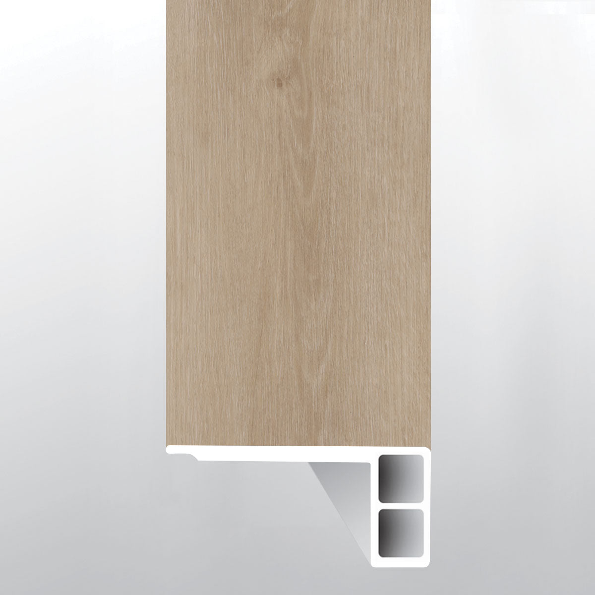 MSI Studio Tifton Flush Stair Nose Eased — Flooring Trim color-matched flooring trim molding