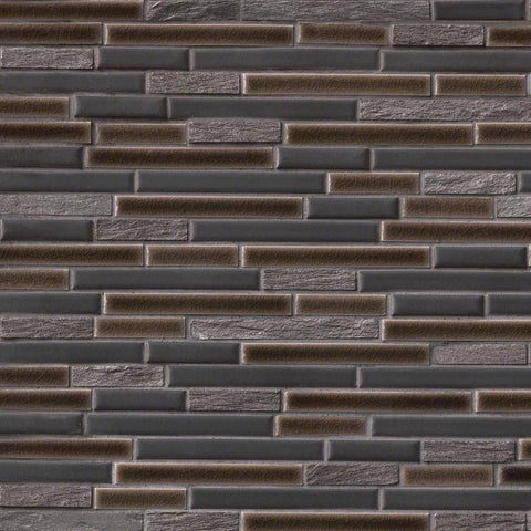MSI Stone Blend Titan Interlocking Porcelain Tile
