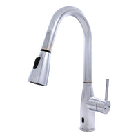 MSI Touch-less Infrared Sensor Kitchen Faucet — surface detail in natural tonality