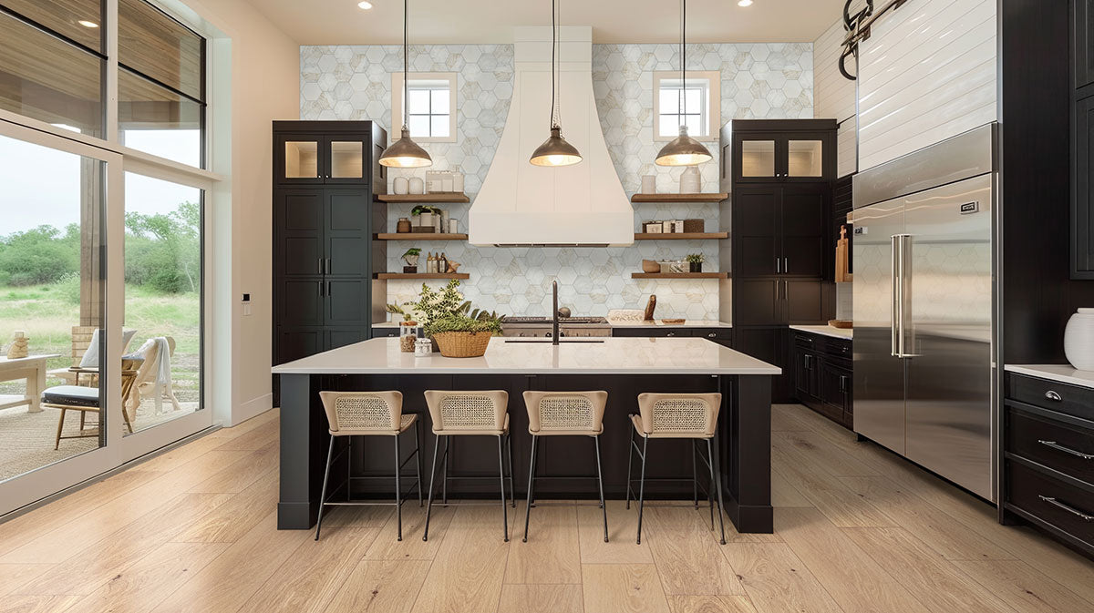 MSI Mccarran Tualatin Blonde Engineered Hardwood Flooring — surface detail in blonde tonality