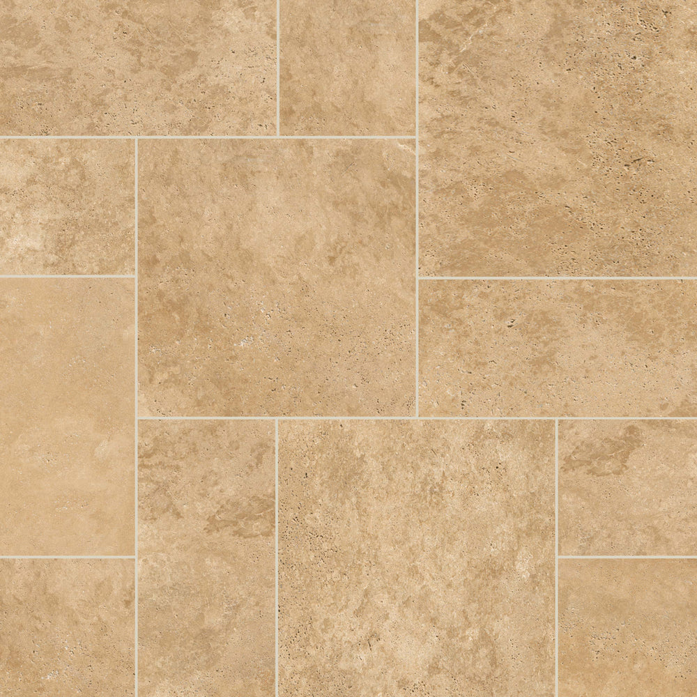 MSI Tuscany Beige Travertine Paver — Natural Stone Paver in beige tonality