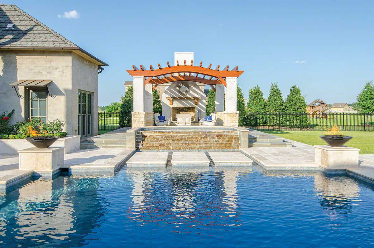 MSI Tuscany Beige Travertine Coping — surface detail in beige tonality