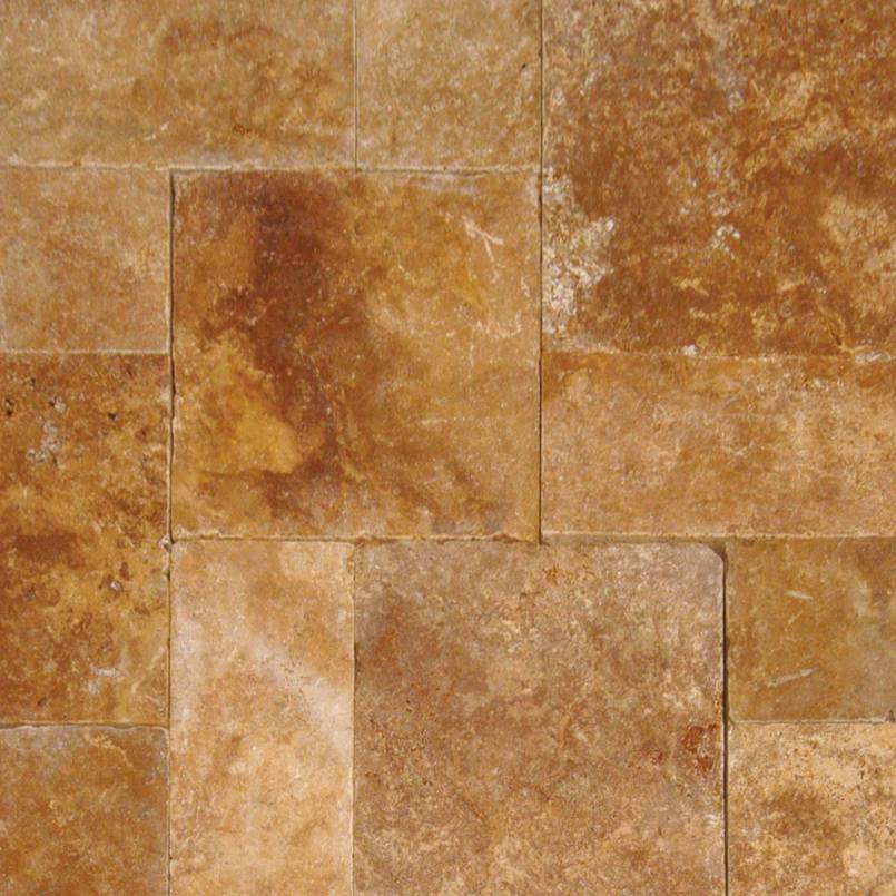 MSI Tuscany Riviera Travertine Paver — Natural Stone Paver thermal-finish quarried natural stone paver