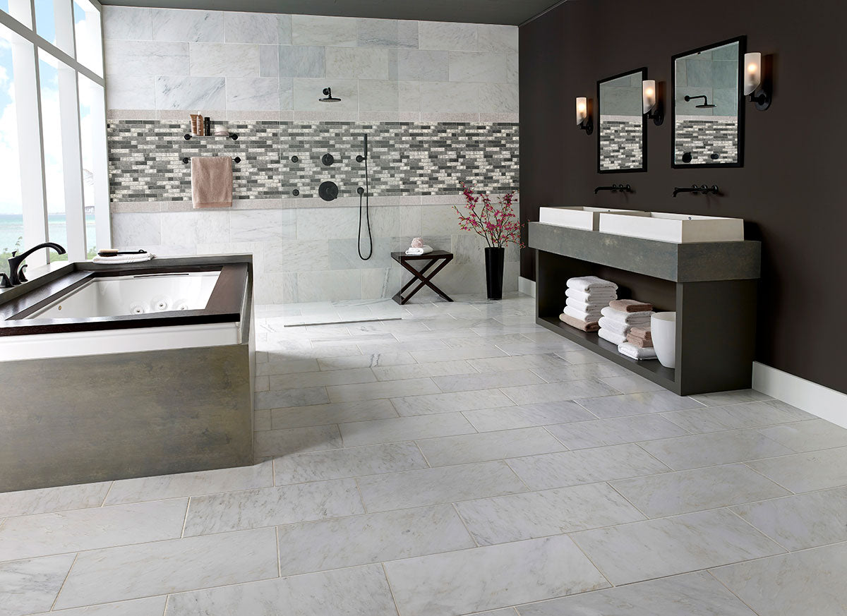 MSI Urban Tapestry Interlocking Tile — surface detail in natural tonality