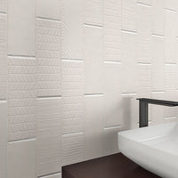 MSI Urbano Crema 3D Mix Tile — surface detail in natural tonality