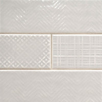 MSI Urbano Dusk 3D Mix Tile — Porcelain Wall Tile 4x12 glossy