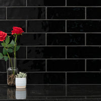 MSI Urbano Ink Tile — surface detail in natural tonality 4x12