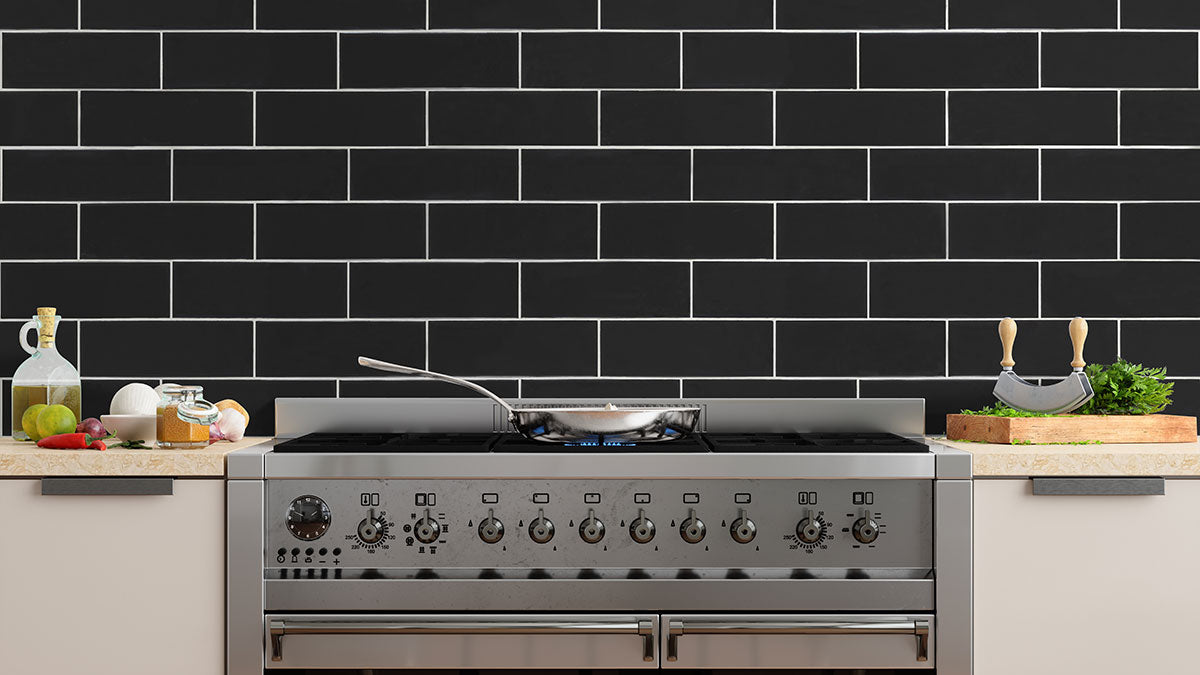 MSI Urbano Ink Tile — surface detail in natural tonality 4x12