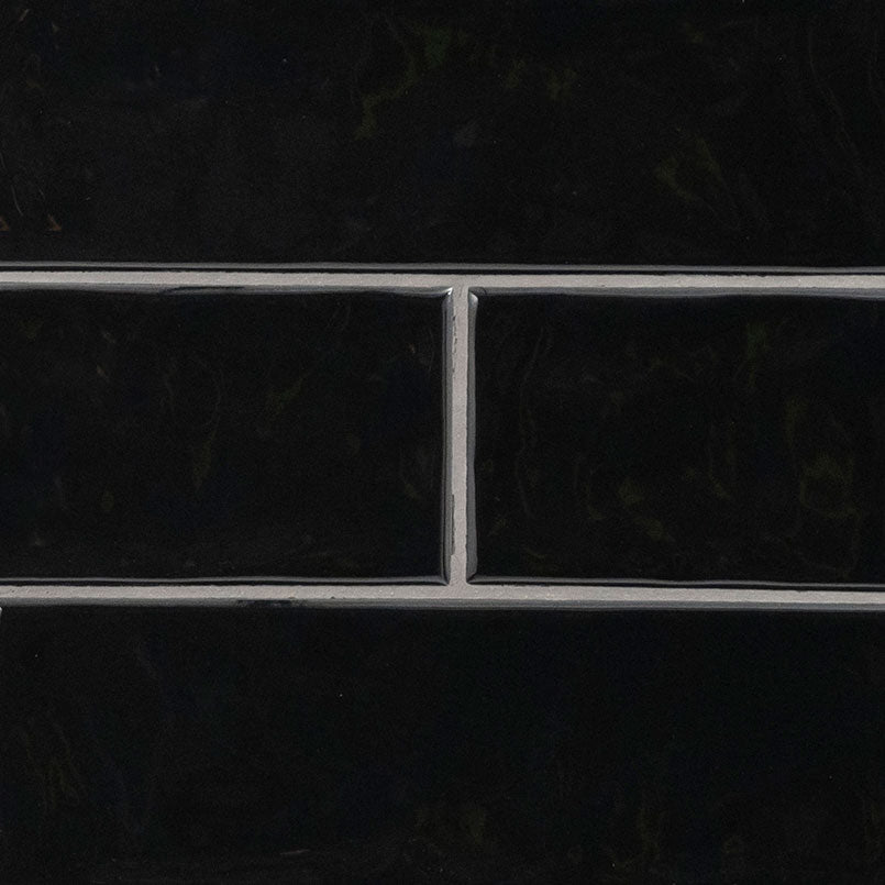 MSI Urbano Ink Tile — Porcelain Wall Tile 4x12 glossy for backsplash and feature wall