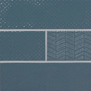Urbano Navy 3D Mix Tile (3 x 12)