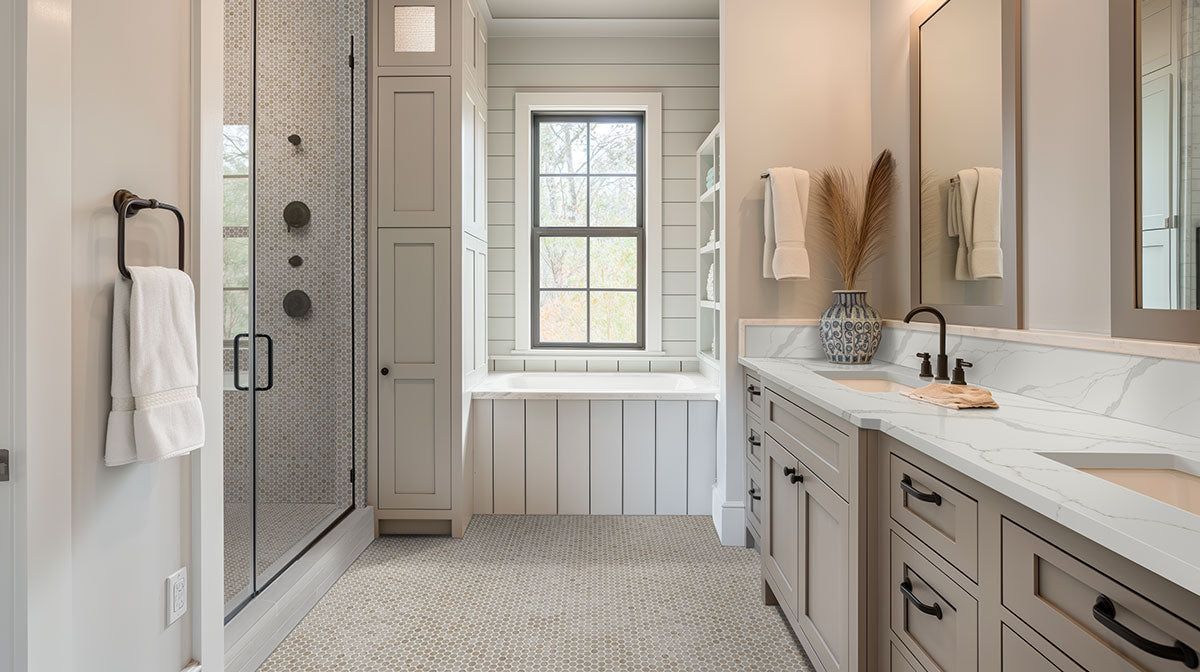 MSI Urbano Pure 3D Mix Tile — surface detail in natural tonality