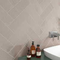 MSI Urbano Warm Concrete 3D Mix Tile — surface detail in natural tonality