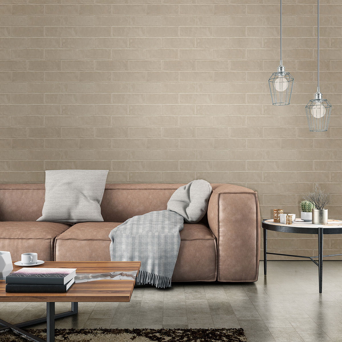 MSI Urbano Warm Concrete Tile — surface detail in natural tonality
