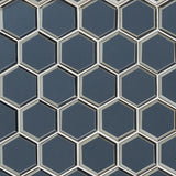 MSI Vague Blue 3" Hexagon Mosaic Tile