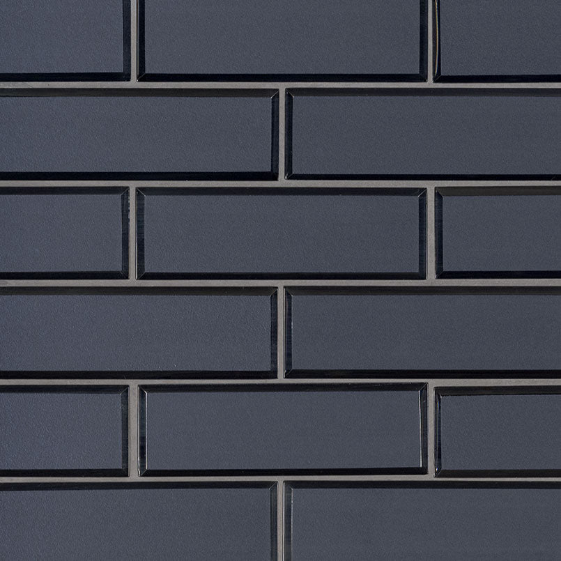 MSI Vague Blue Subway Tile — Glass Mosaic Tile in blue tonality