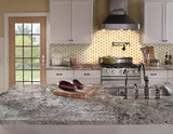 MSI Crema Marfil Valencia Blend Elongated Octagon Tile