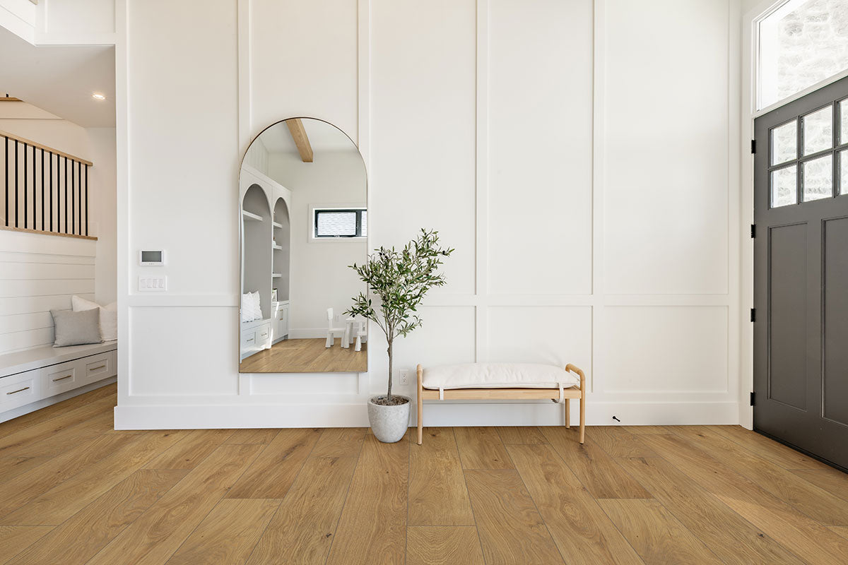 MSI Valgrande Quercia Wood Look Porcelain Tile — room scene