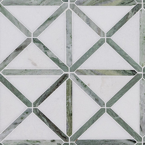 MSI Verdant Green Geometrica Pattern Pol
