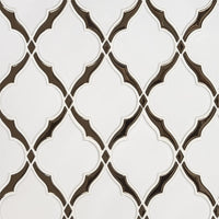 MSI Highland Park Victorian Light Arabesque Tile — Porcelain Wall Tile
