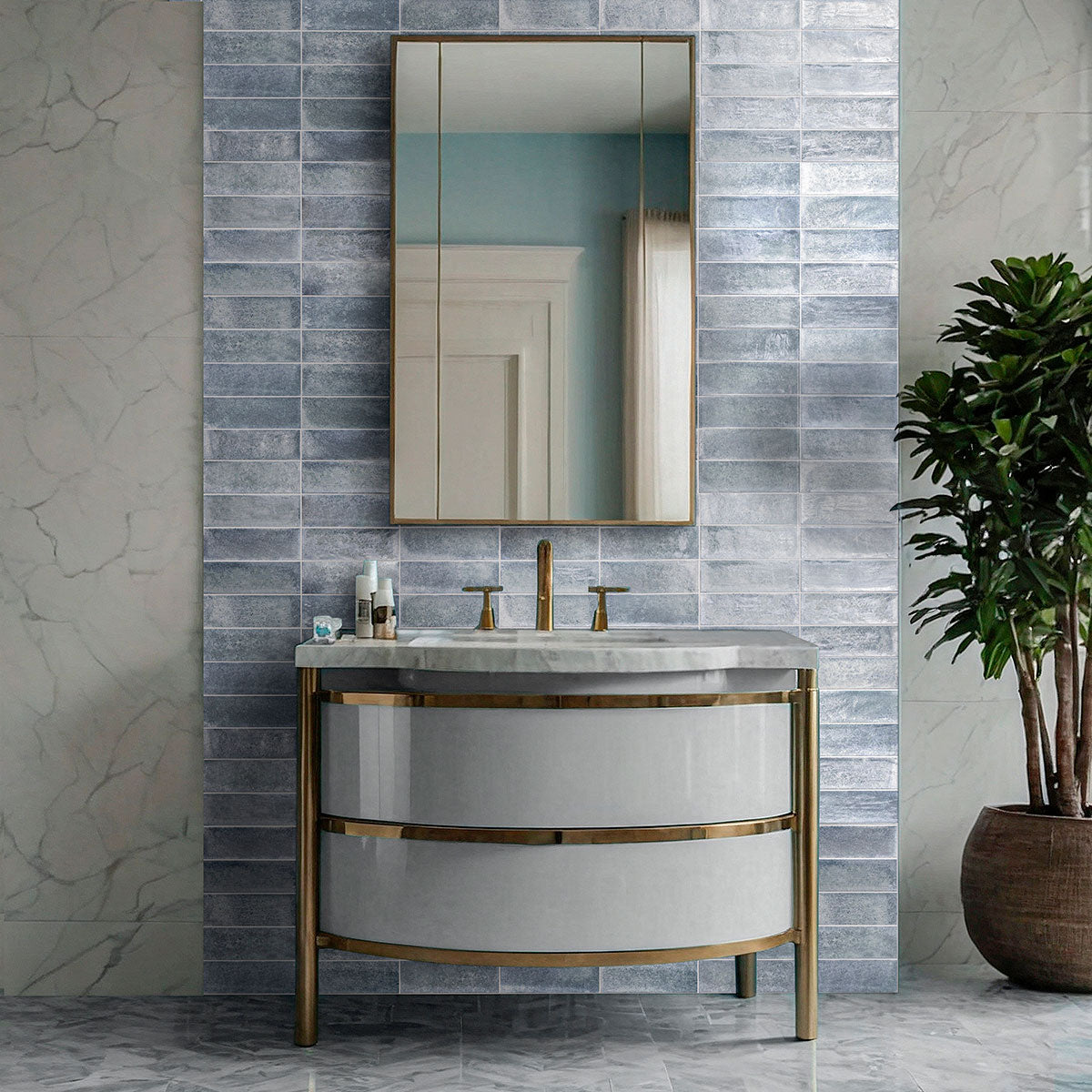 MSI Village Tildes Ceramic Tile — surface detail in natural tonality