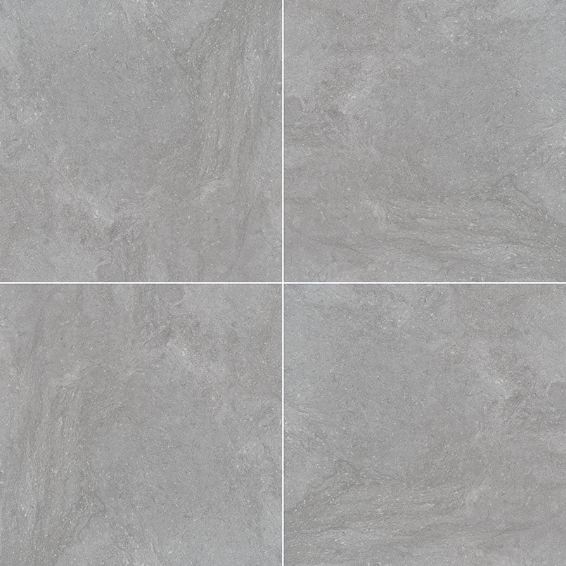 MSI Vulkon Grey Porcelain Paver in grey tonality 20mm exterior porcelain paver freeze-thaw stable