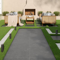MSI Vulkon Nero Porcelain Paver — surface detail in natural tonality