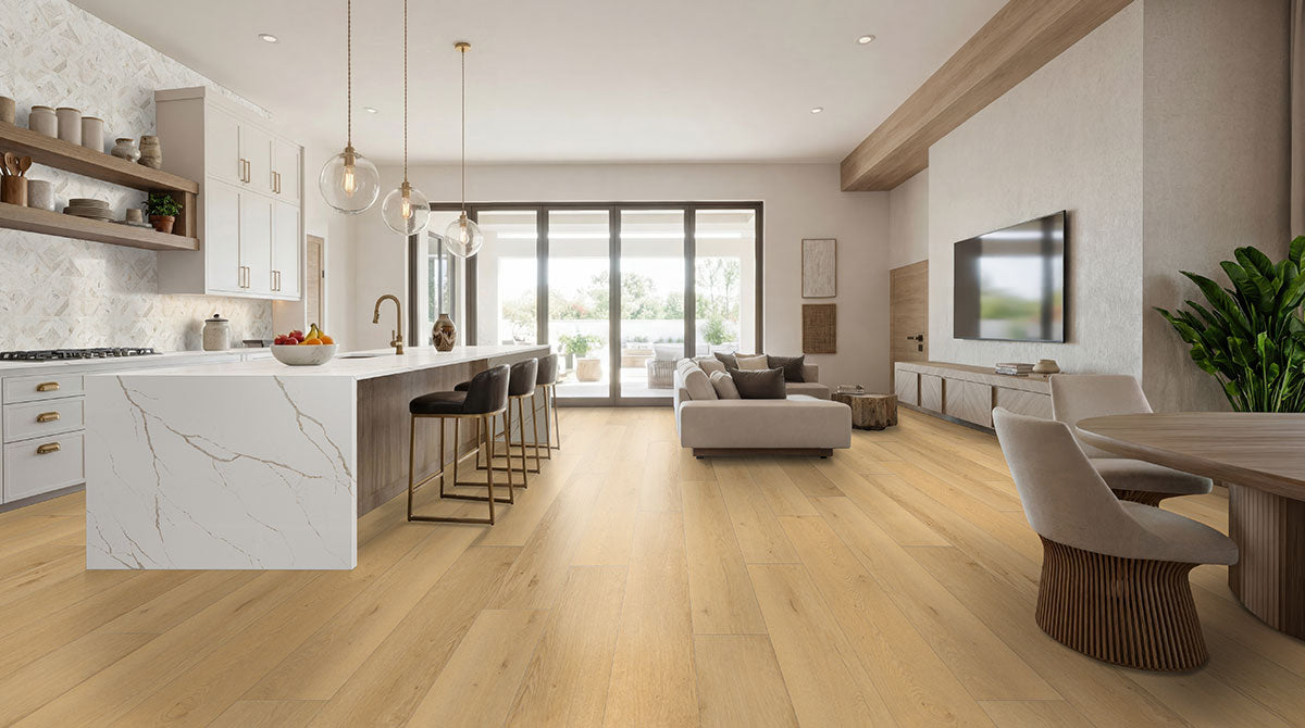 MSI Wayne Parc Bluffview Luxury Vinyl Plank Flooring — surface detail in natural tonality