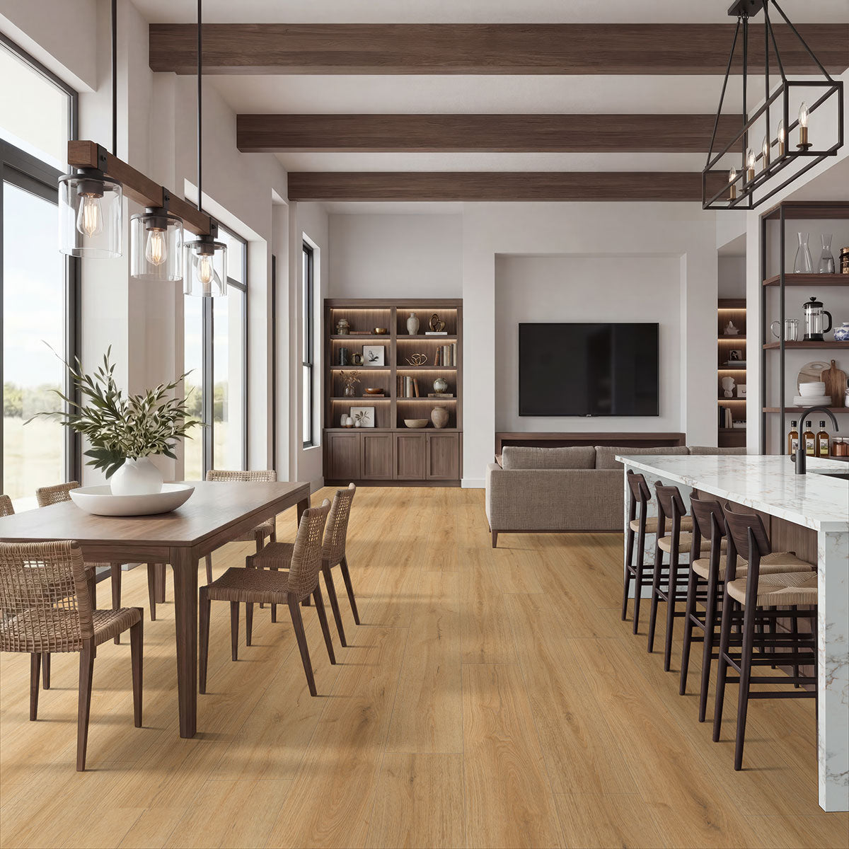 MSI Wayne Parc Elwood Luxury Vinyl Plank Flooring — surface detail in natural tonality